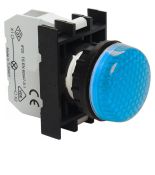 (B070XM) Сигнальная арматура со светодиодом 12-30В AC/DC синяя. IP-50. серии В. EMAS (B070XM) Сигнальная арматура со светодиодом 12-30В AC/DC синяя. IP-50. серии В. EMAS
