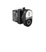 (CP102K20HB) Кнопка двойная черно-белая (1НО+1НЗ) – пластик IP65. серии CP. EMAS