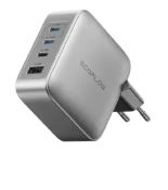Зарядний пристрій EcoFlow RAPID Pro Charger 140W EFA 140W GAN CHARGER EU Зарядний пристрій EcoFlow RAPID Pro Charger 140W