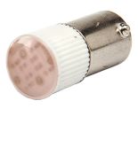 (LED220K) Лампа сменная светодиодная матрица Bа9s 100-230В AC красная. EMAS
