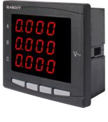 Цифровий вольтметр врізний E.NEXT e.meter.pro.96.v.LED p079002 96х96 мм AC 230V 0 450V Цифровий вольтметр врізний E.NEXT e.meter.pro.96.v.LED 96х96 мм