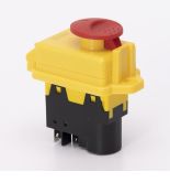 (503936) Пусковая электромагнитная кнопка ESSB-61YC 4pin. желтая рамка. TAKEL (503936) Пусковая электромагнитная кнопка ESSB-61YC 4pin. желтая рамка. TAKEL