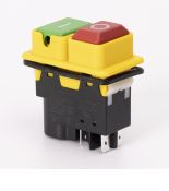 (503949) Пусковая электромагнитная кнопка ESSB-101YC 4pin. желтая рамка. TAKEL (503949) Пусковая электромагнитная кнопка ESSB-101YC 4pin. желтая рамка. TAKEL