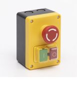 (503992) Пост электромагнитный кнопочный ESSB-211YC 4pin с аварийной кнопкой. TAKEL