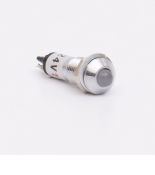 (505701с) Светодиодный индикатор металлический AD22B ∅ M8 24v AС/DС. синий. TAKEL