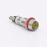 (505719ж) Светодиодный индикатор металлический AD22С ∅ M10 24v АC/DC. желтый. TAKEL (505719ж) Светодиодный индикатор металлический AD22С ∅ M10 24v АC/DC. желтый. TAKEL