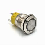 (511070сUL) Кнопка металлическая КНМ-UL-16-FJ-E-Z 9-24V 1NO1NC плоская с фиксацией 5A. синий. TAKEL (511070сUL) Кнопка металлическая КНМ-UL-16-FJ-E-Z 9-24V 1NO1NC плоская с фиксацией 5A. синий. TAKEL