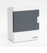 Щиток зовнішній TAKEL SF WG на 6 модулів білий сірі двері Argent IP 40