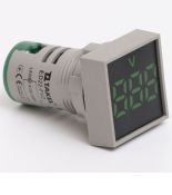 Світлодіодний вольтметр TAKEL ED22 FVD АC 60 500В 705015з квадрат зелений Світлодіодний вольтметр TAKEL ED22 FVD АC 60 500В квадрат зелений