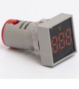 Світлодіодний вольтметр TAKEL ED22 FVD АC 60 500В 705015к квадрат червоний Світлодіодний вольтметр TAKEL ED22 FVD АC 60 500В квадрат червоний