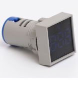 Світлодіодний вольтметр TAKEL ED22 FVD АC 60 500В 705015с квадрат блакитний Світлодіодний вольтметр TAKEL ED22 FVD АC 60 500В квадрат блакитний