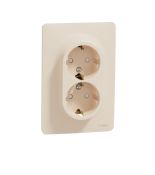 (NU800244) Коробка для открытой установки. 1-постовая. UNICA NEW слоновая кость. Schneider Electric