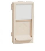 (NU341444) Механизм компьютерной розетки RJ45. кат. 6 UTP. 1 модуль. слоновая кость. Schneider Electric