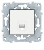 Механізм телефонної розетки Schneider Electric RJ11 NU549218 UNICA NEW білий Механізм телефонної розетки Schneider Electric RJ11 UNICA NEW білий