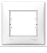 (SDN5810521) Декоративная рамка одноместная Sedna горизонтальная IP44. белый. Schenider Electric (SDN5810521) Декоративная рамка одноместная Sedna горизонтальная IP44. белый. Schenider Electric
