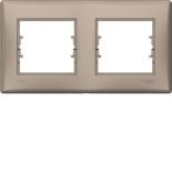 Декоративна рамка двомісна Schneider Electric Sedna горизонтальна IP44 титан