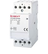 Модульний контактор E.NEXT e.mc.220.4.25.4NO 4р 25А 220В