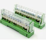 Шина нульова Italia AR6512 10 мм для електромонтажу на DIN рейці