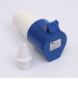 Розетка переносна 223 32А 220В 2Р Е IP44 TAKEL 503220