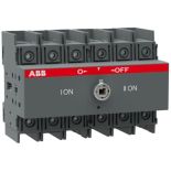 Перемикач ABB OT100F3C I 0 II с спільним виходом знизу 1SCA105008R1001 3 пол 100А 400В Перемикач ABB OT100F3C I 0 II с спільним виходом знизу 3 пол