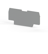 Торцева кришка NPP PYK 1.5 ME для клем PYK 1.5 ME Klemsan 0.0.0.4.46649 сіра