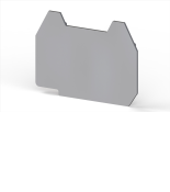 Торцева кришка NPP AVK 4R A для клем AVK 2.5 4 A Klemsan 0.0.0.4.44139 AVK 2.5 4 R Сіра Торцева кришка NPP AVK 4R A для клем AVK 2.5 4 A Klemsan 0.0.0.4.44139 AVK 2.5 4 R