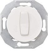 (WDE011031) Проходной одноклавишный выключатель. безвинтовой  RENOVA белая. Schneider Electric