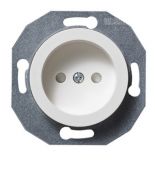 (WDE011101) Розетка без заземляющего контакта RENOVA белая. Schneider Electric