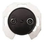 (WDE011740) Розетка TV/R (телевизионная + радио (1dB) RENOVA черная. Schneider Electric (WDE011740) Розетка TV/R (телевизионная + радио (1dB) RENOVA черная. Schneider Electric