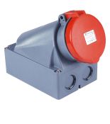 Силова розетка накладна TP ElEctric 3133 307 1600 63А 5 полюсів 3P N T IP44 Силова розетка накладна TP ElEctric 3133 307 1600 63А