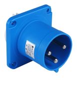 Роз'єм силовий вилка фланцева TP ElEctric 3128 320 0900 63А