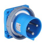Силова вилка фланцева TP ElEctric 3129 320 0900 63А 3 полюси 2P T IP67 Силова вилка фланцева TP ElEctric 3129 320 0900 63А