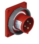 Роз'єм силовий вилка фланцева TP ElEctric 3123 320 1600 16А 4 полюси 3P E IP67 Роз'єм силовий вилка фланцева TP ElEctric 3123 320 1600 16А