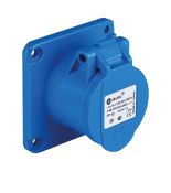 Роз'єм силовий розетка фланцева 70х70 TP ElEctric 3124 321 0970 32А 3 полюси 2P E IP44 Роз'єм силовий розетка фланцева 70х70 TP ElEctric 3124 321 0970 32А