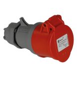 Роз'єм силовий розетка кабельна TP ElEctric 3122 304 1601 16А 4 полюси 3P E IP44 Роз'єм силовий розетка кабельна TP ElEctric 3122 304 1601 16А