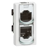 (76539) Розетка Internet/Internet 2хRJ45 FTP LCS² (1 модуль). серия MOSAIC. белый. Legrand 76539 (76539) Розетка Internet/Internet 2хRJ45 FTP LCS² (1 модуль). серия MOSAIC. белый. Legrand