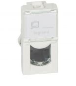 Розетка інформаційна Legrand RJ45 UTP кат.5e LCS 1 модуль 76551 серія MOSAIC білий Розетка інформаційна Legrand RJ45 UTP кат.5e LCS 1 модуль серія MOSAIC 76551
