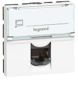 (76562) Розетка информационная RJ45 FTP кат.6 LCS²(1 модуль). серия MOSAIC. белый. Legrand 76562 (76562) Розетка информационная RJ45 FTP кат.6 LCS²(1 модуль). серия MOSAIC. белый. Legrand
