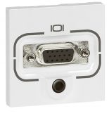 Розетка Legrand HD15 разьем3.5 гвинтове зʼєднання а щоб надіслати аналогового відеосигналу 1 модуль