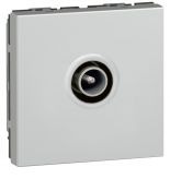 Штекер Legrand TV діаметр. 9.52 79292 серія MOSAIC алюміній Штекер Legrand TV діаметр. 9.52 серія MOSAIC алюміній