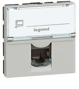 (79455) Розетка информационная RJ45 FTP кат.5E LCS²(2 модуля). серия MOSAIC. алюминий. Legrand 79455 (79455) Розетка информационная RJ45 FTP кат.5E LCS²(2 модуля). серия MOSAIC. алюминий. Legrand