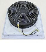 (CF256) Вентилятор щитовой с решеткой и фильтром для установки в боковую панель или дверь. 500 м3/ч. 325х325 мм. Cetinkaya Pano