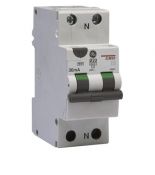 (609835) Дифференциальный автоматический выключатель DM60 1+N. In-16 А. 30mA. Un-230 В. Класс AC. General Electric