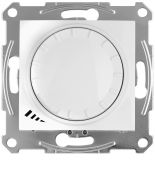 SDN2201221 (SDN2201221) LED Светорегулятор повор-нажимной. проходной. универсальный 4-400Вт. Sedna белый. Schenider Electric