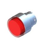 (ECX1191) Кнопка скрытая c фиксацией с подсветкой. красная. Comepi