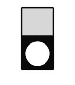 (ECX1850) Комплект разборный (держатель пластина без текста и прозрачная крышка) для светосигнальной арматуры. Comepi