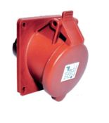 Роз'єм силовий розетка фланцева з нахилом TP ElEctric 3122 309 1600 16А 4 полюси 3P E IP44 Роз'єм силовий розетка фланцева з нахилом TP ElEctric 3122 309 1600 16А