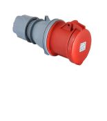 Роз'єм силовий розетка кабельна TP ElEctric 3126 304 1600 32А 4 полюси 3P E IP44 Роз'єм силовий розетка кабельна TP ElEctric 3126 304 1600 32А
