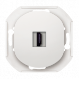 (E6163.0) Механизм одинарной розетки HDMI. белый. Aling Conel (E6163.0) Механизм одинарной розетки HDMI. белый. Aling Conel