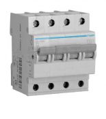 (MB410A) Автоматический выключатель MB410A 4P In=10 А Un=220-440В Кривая B 6 кА. Hager
